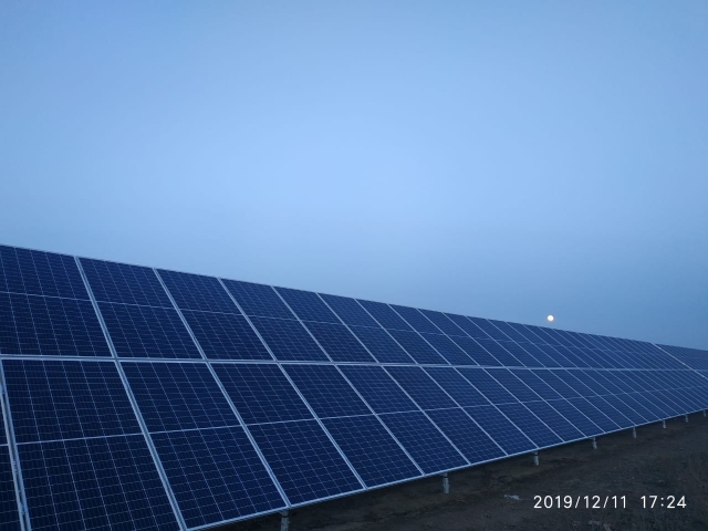 Construction d'une nouvelle installation de la centrale solaire de Kaskelen d'une capacité de 50 MW (région d'Almaty)
